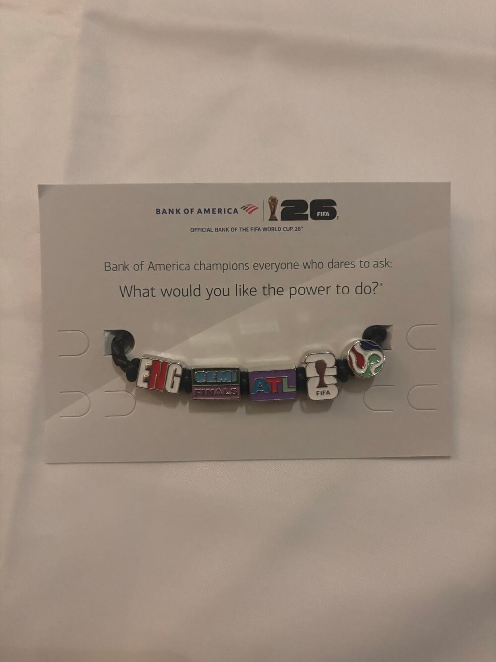 FIFA 2026 Custom England/Atl Semifinal Bracelet Small